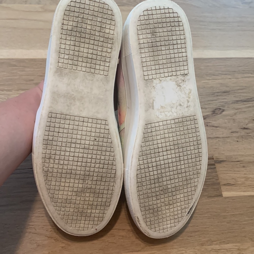 STEVE Madden Toshe Rainbow Tie Dye Canvas Slip-On Sneakers Women’s 7.5 - Picture 8 of 12